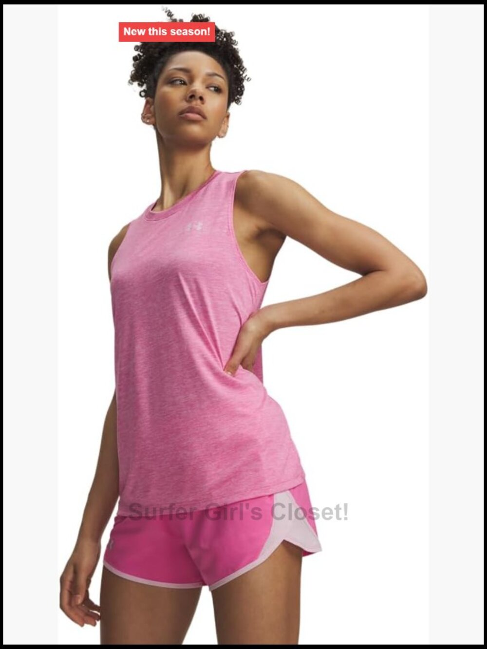 Women's Tech Twist Tank Top Activewear Sleeveless Quick-Dry